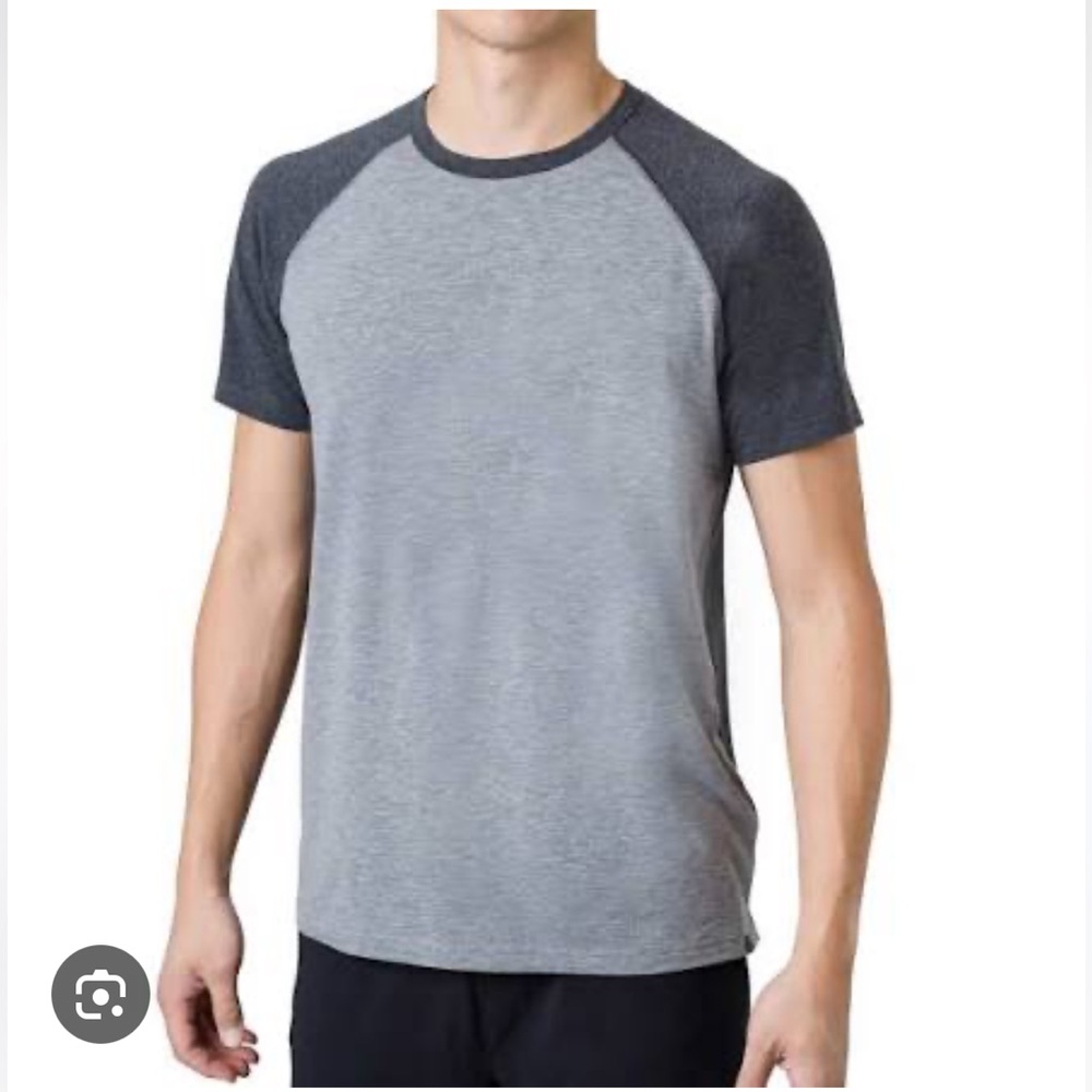 Cloudveil Grey Colourblock Tee Shirt - large